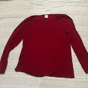 Soma red pajama shirt